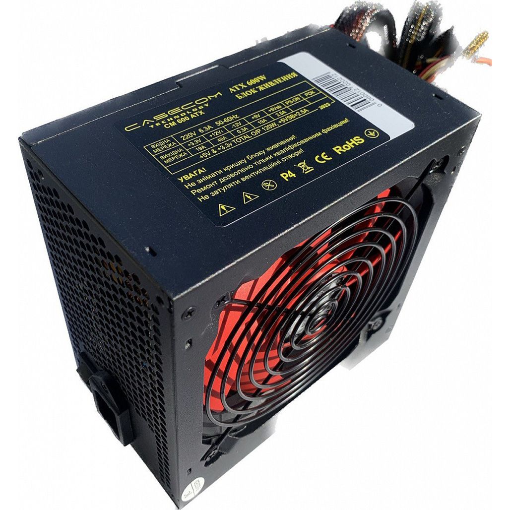 

Блок живлення Casecom 600W (CM 600 ATX)