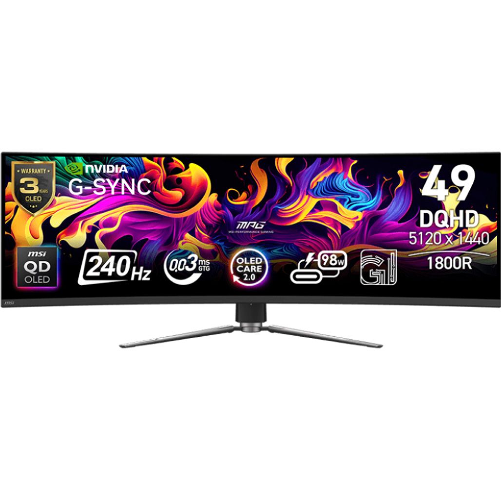 

Монітор MSI 49" MPG 491CQPX QD-OLED