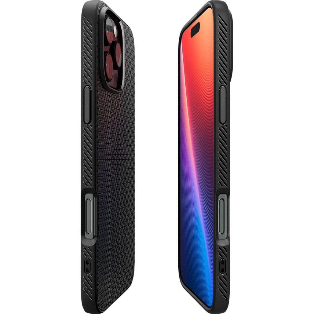 Чохол Spigen Liquid Air для Apple iPhone 16 Pro Matte Black (ACS08117) 