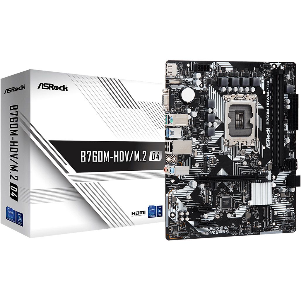 

Материнская плата ASRock B760M-HDV/M.2 D4