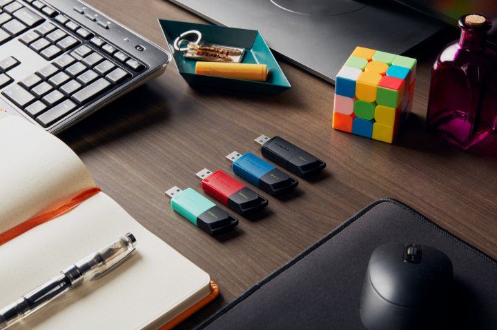 USB флеш-накопитель Kingston 256Gb DataTraveler Exodia M USB 3.2 Teal (DTXM/256GB) [69967] 