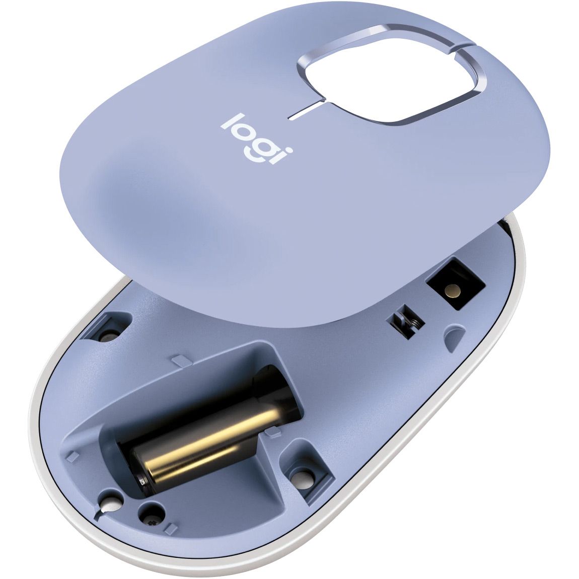 Миша Logitech POP Mouse with emoji Lilac (910-007414)