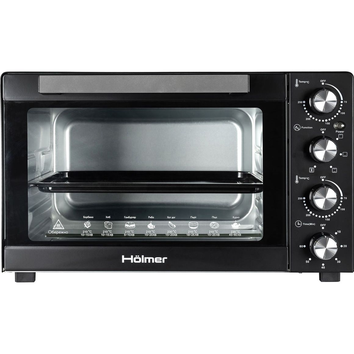 

Настольная электрическая духовка Holmer HEO-083C