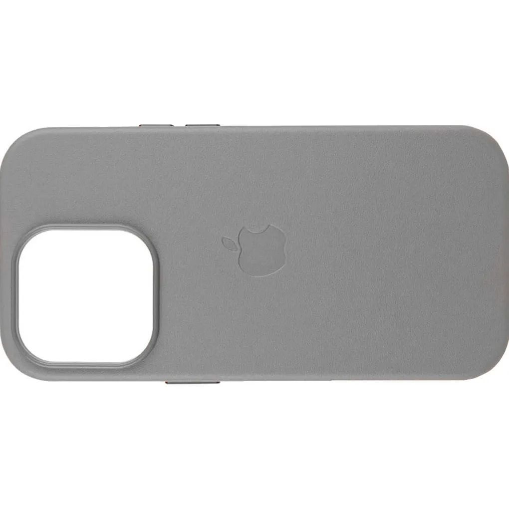 Чохол Leather Case with MagSafe для Apple iPhone 16 Pro Max Light Grey AAA 