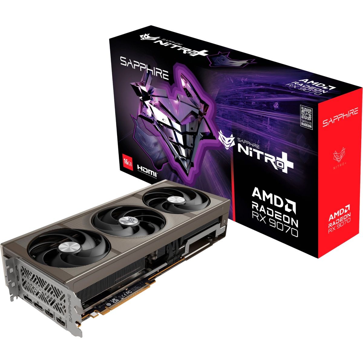 

Відеокарта Sapphire Radeon RX 9070 Nitro+ 16 GB (11349-01-20G) UA