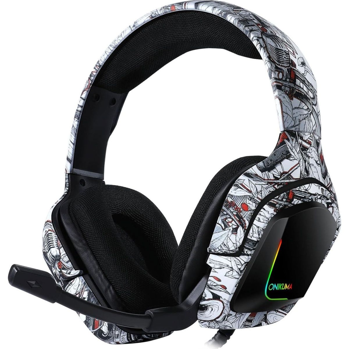 

Игровые наушники Onikuma K20 Camouflage White