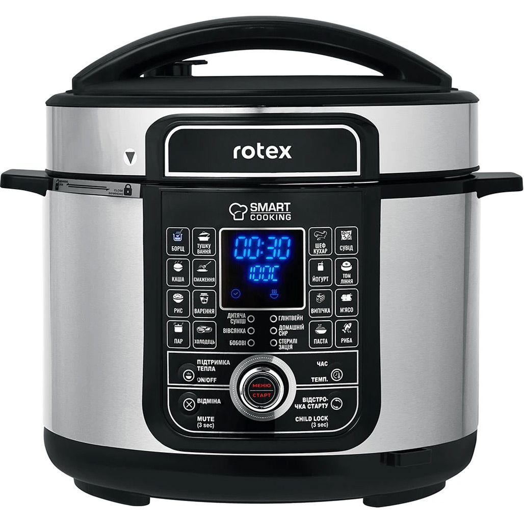 

Мультиварка-скороварка Rotex REPC78-B Universal