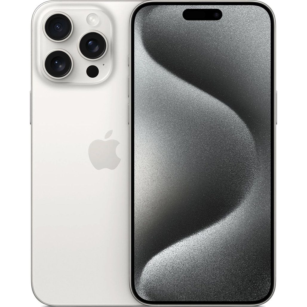 

Смартфон Apple iPhone 15 Pro Max 1TB White Titanium (MU7H3)