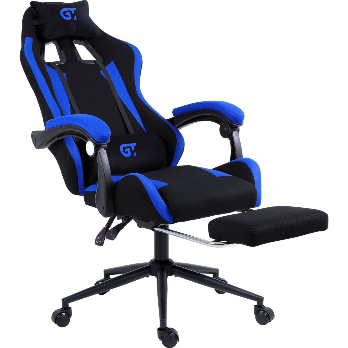 Геймерське крісло GT Racer X-2324 Fabric Black/Blue 