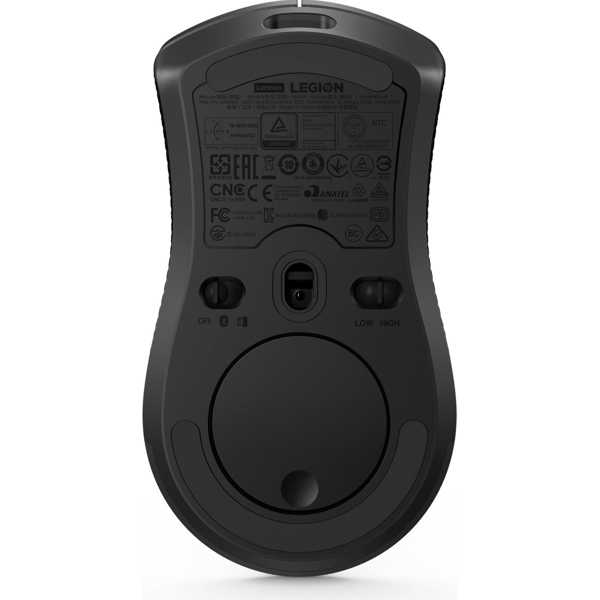 Миша Lenovo Legion M600 RGB Wireless Gaming Mouse Black (GY50X79385)