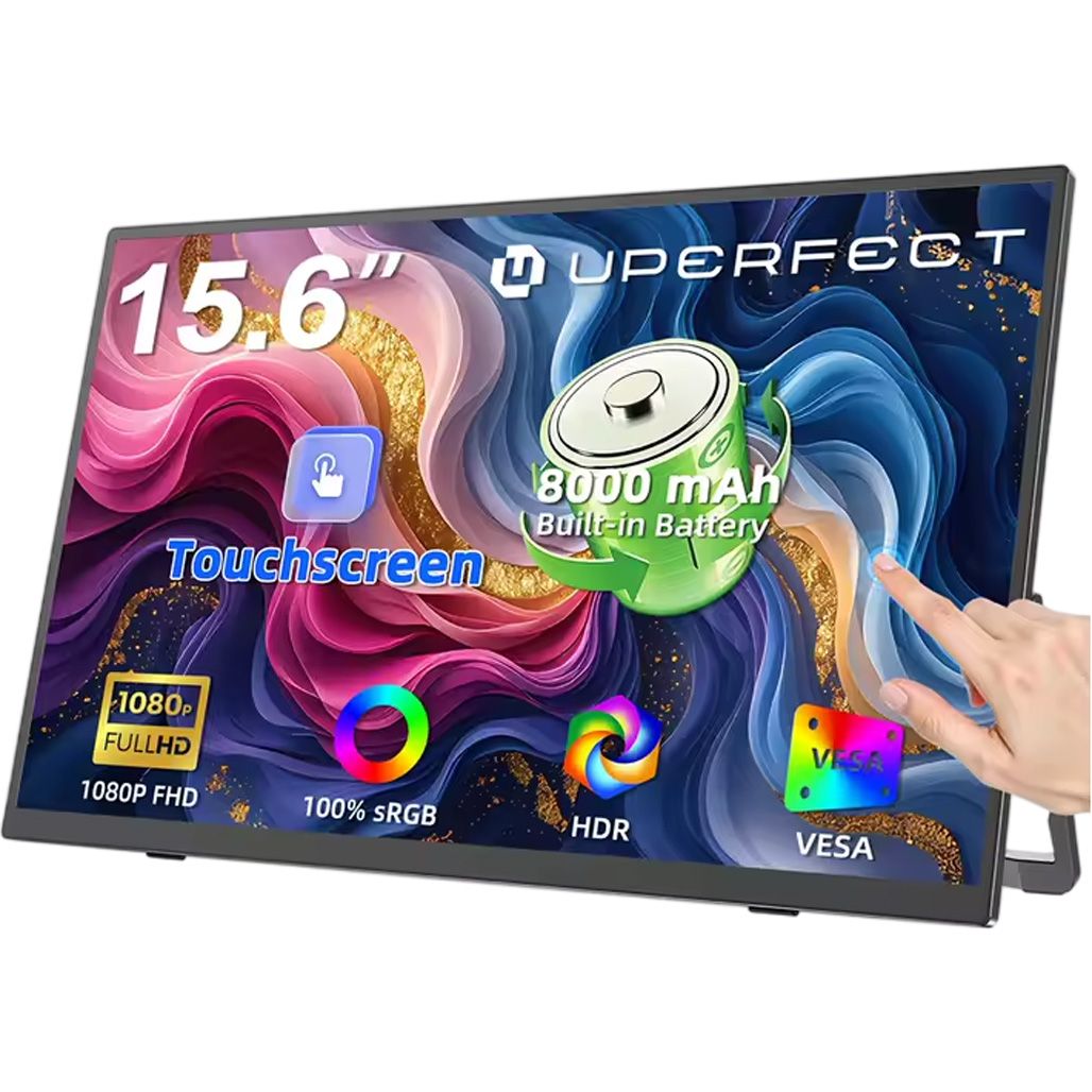 Портативный монитор UPERFECT 15.6` Touch FHD 60Hz 8000mAh