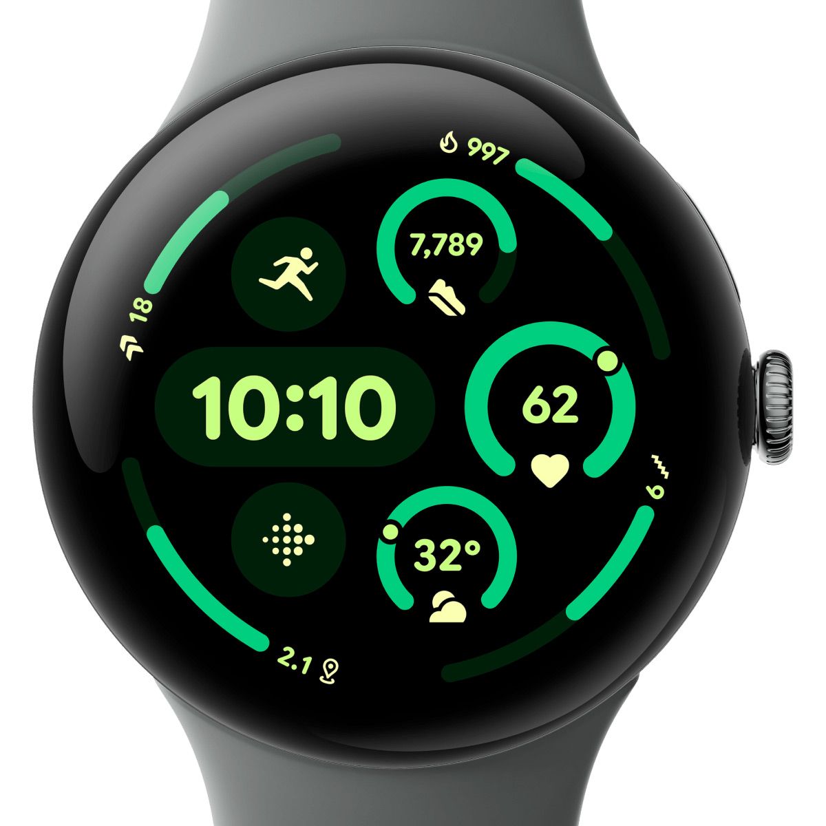 Смарт-годинник Google Pixel Watch 3 45mm Matte Hazel/Hazel Band