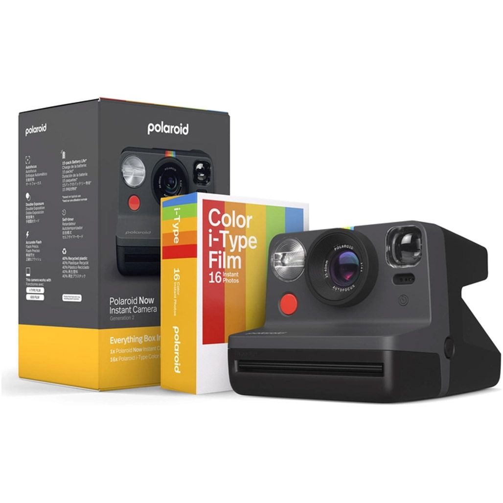 Фотокамера моментального друку Polaroid Now Gen 2 Black