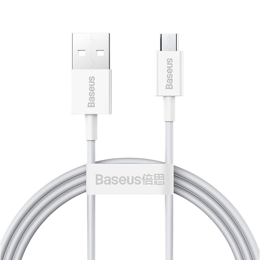 

Кабель Baseus Superior Series Fast Charging Micro USB 2A 2m White (CAMYS-A02)