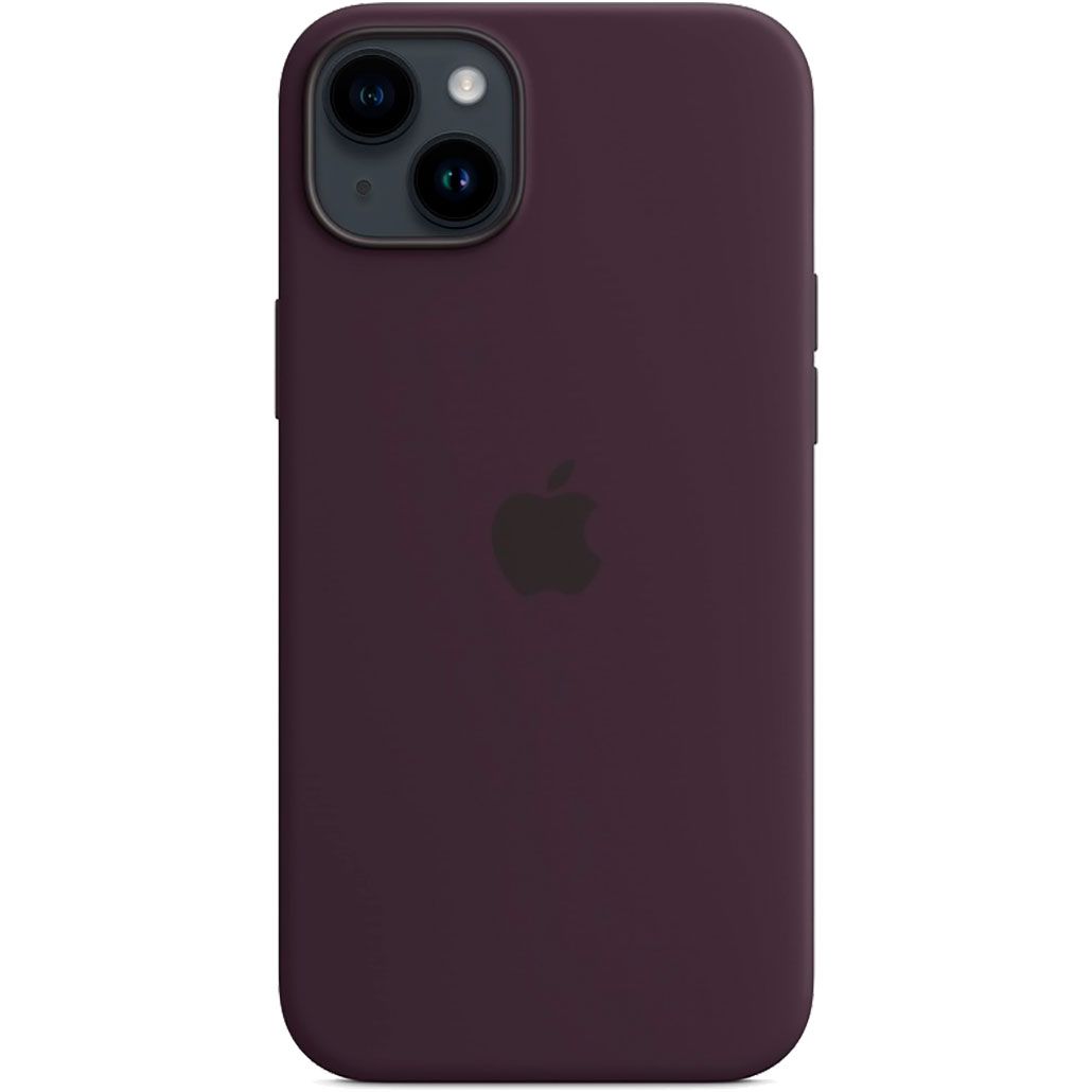 Чехол Silicone Case with MagSafe для Apple iPhone 14 Elderberry ААА
