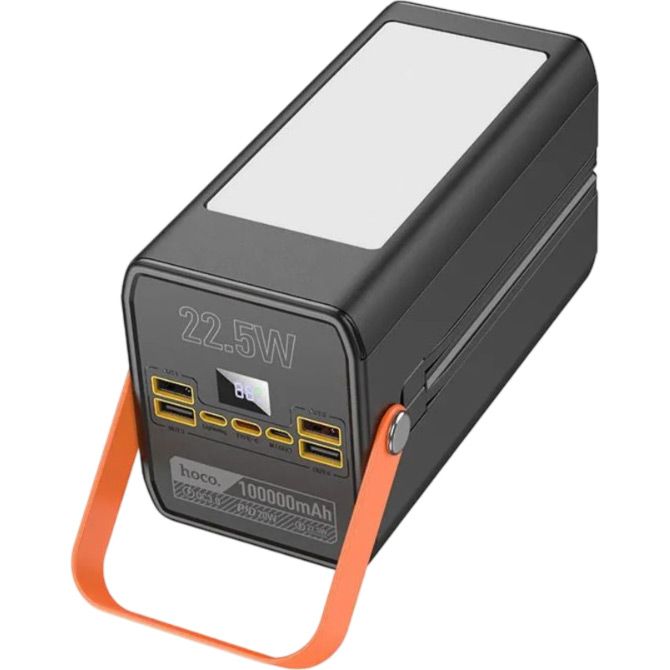 Зовнішній акумулятор Hoco DB49 Action 100000mAh 22.5W Black