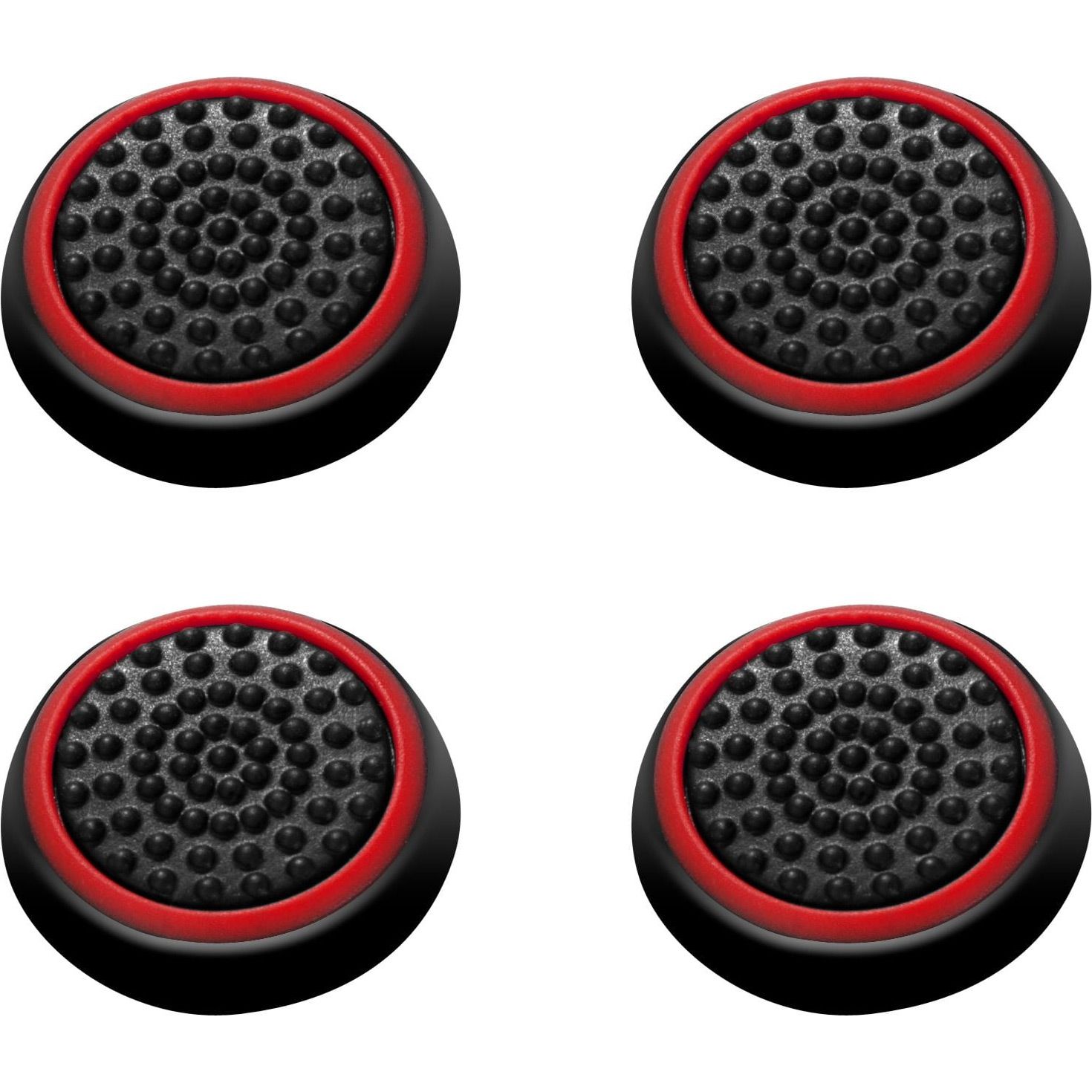 

Накладки на стики Thumb Grips 4-pack для PS4/PS5/Xbox Black Red