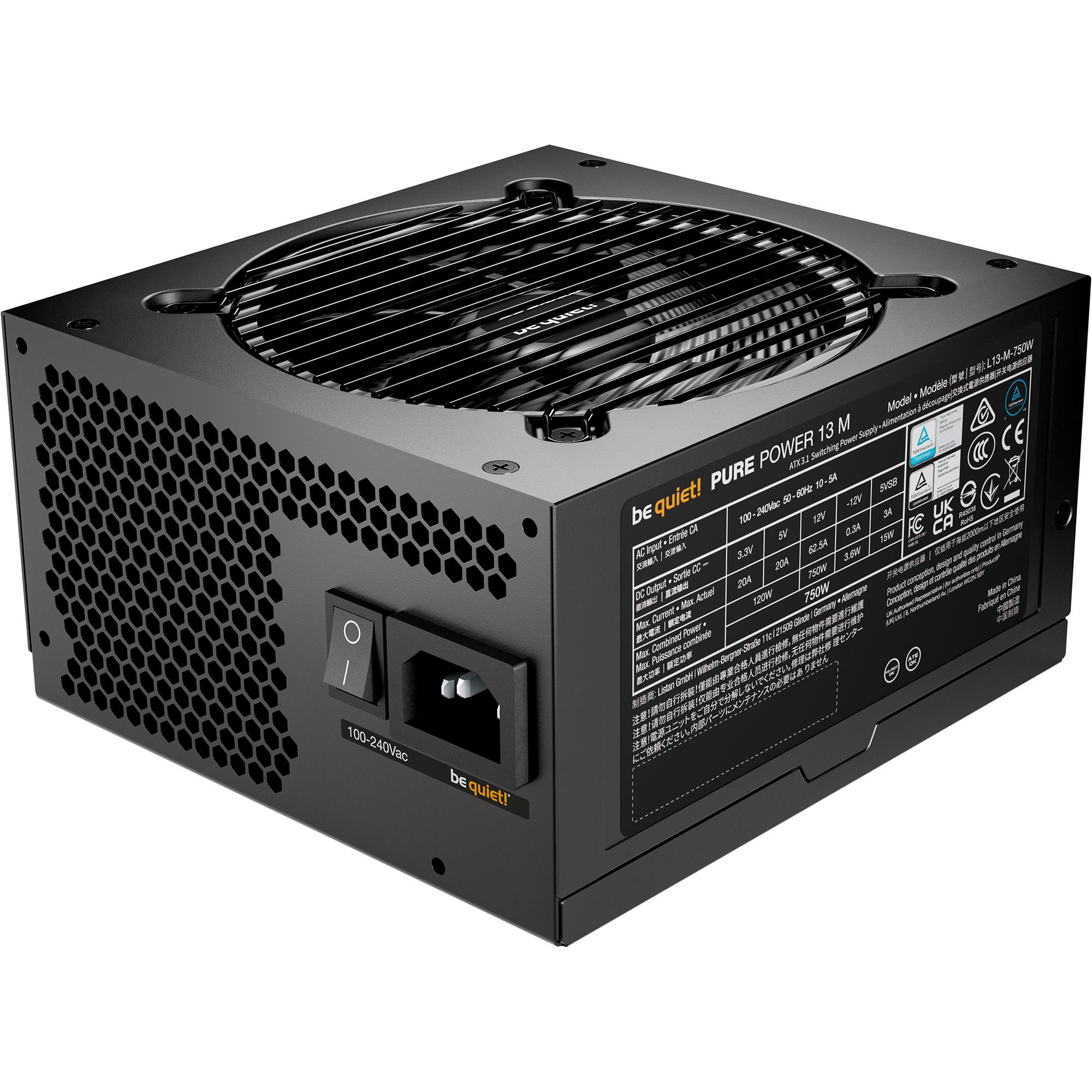 

Блок живлення be quiet! Pure Power 13 M 750W (BP026EU)