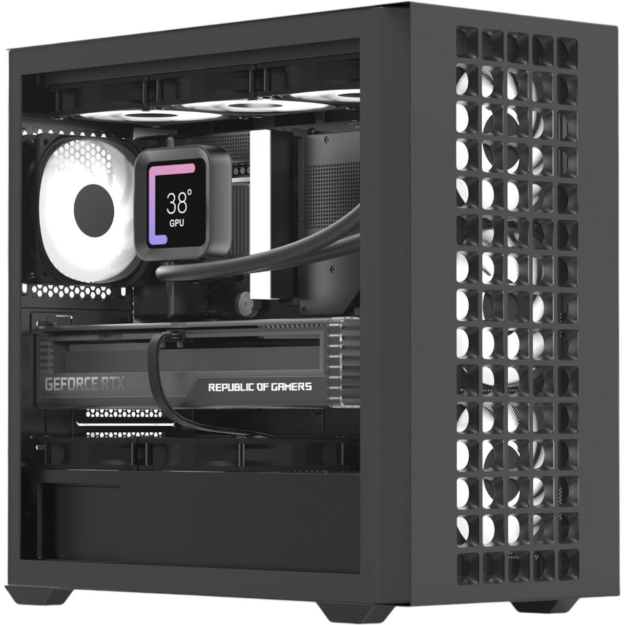 

Корпус AeroCool D302A-G-BK-v1 Black (ACCS-DS04043.11)