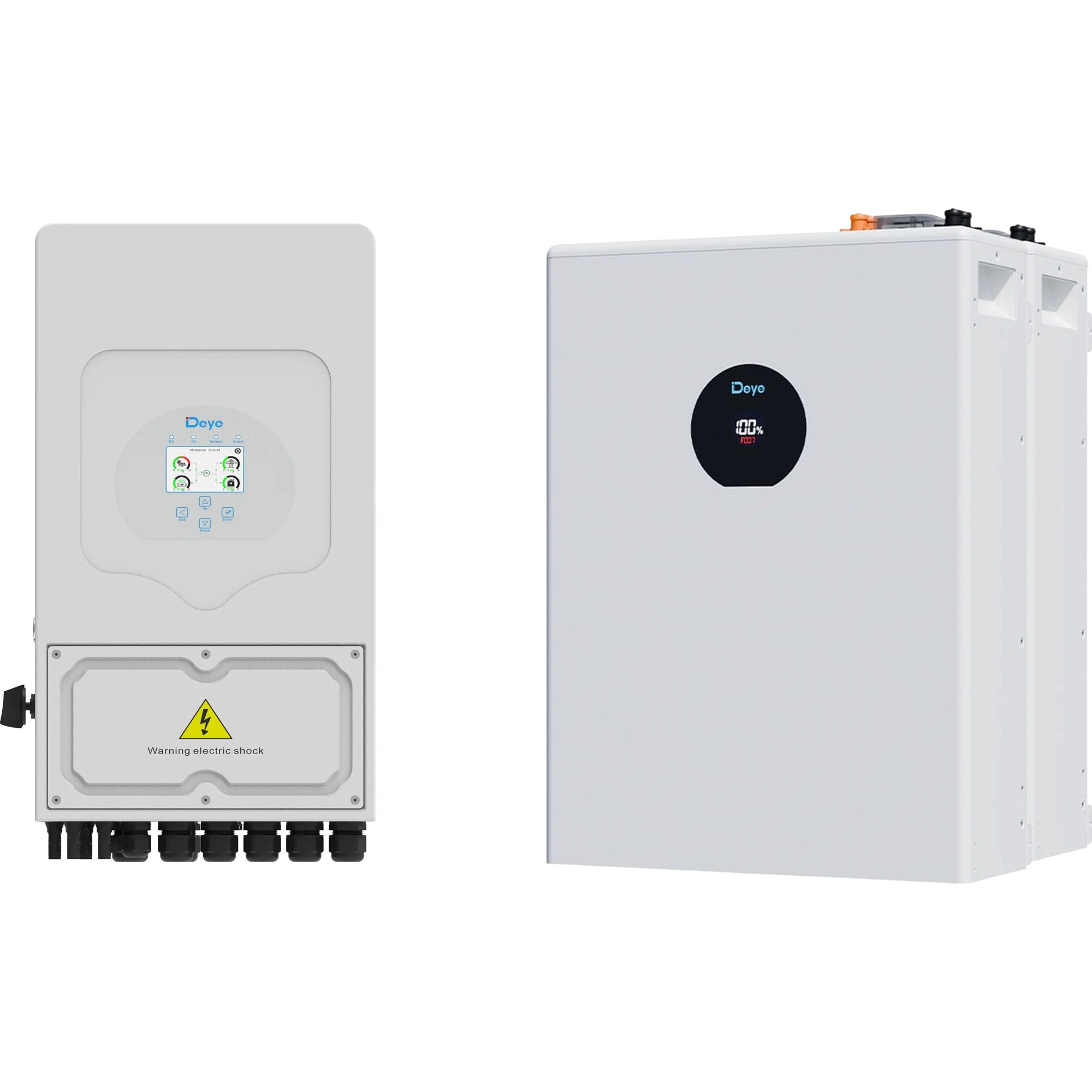 

Система хранения энергии Deye SUN-5K-SG05 5kW + 2 АКБ SE-F5 Pro-С 10.2kWh (51.2V/100Ah/5120Wh)