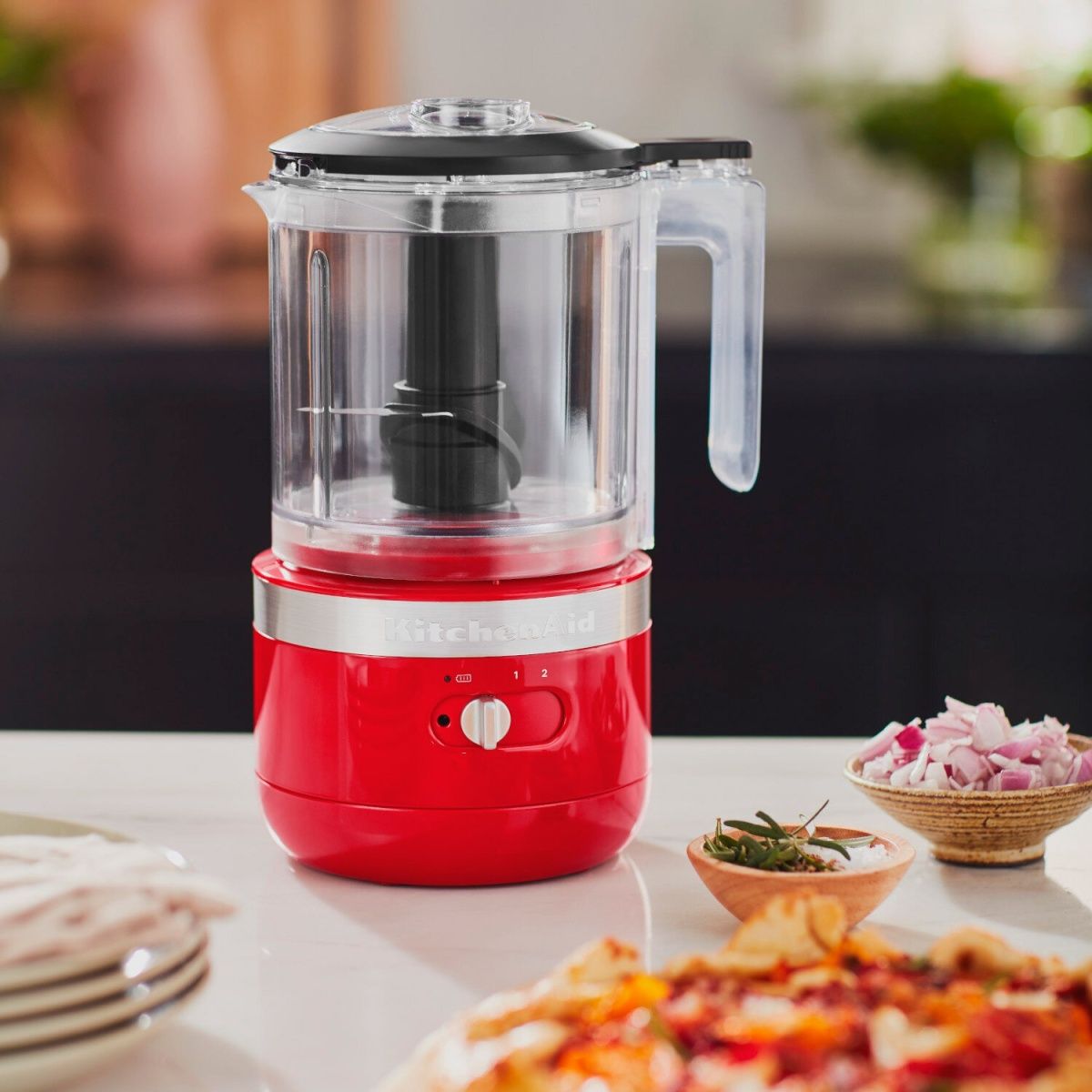 Кухонний комбайн KitchenAid Cordless 5KFCB519 Empire Red (5KFCB519EER)