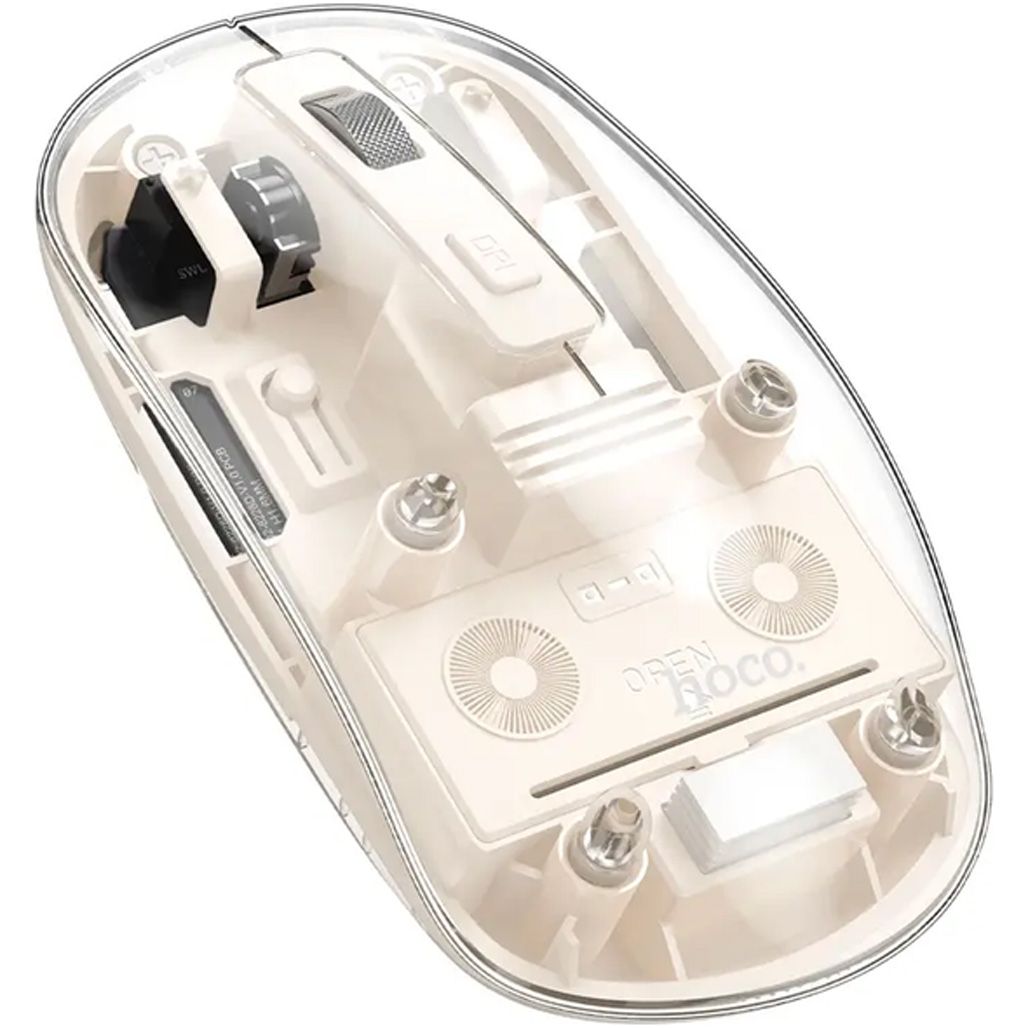 

Миша Hoco GM29 Crystal White