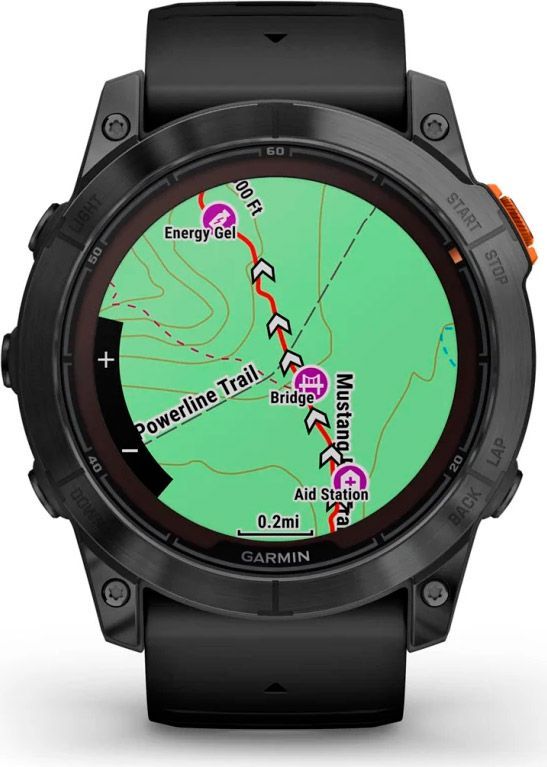 Смарт-часы Garmin Fenix 7X Pro Solar Slate Gray with Black Band (010-02778-00/01) [86522] 