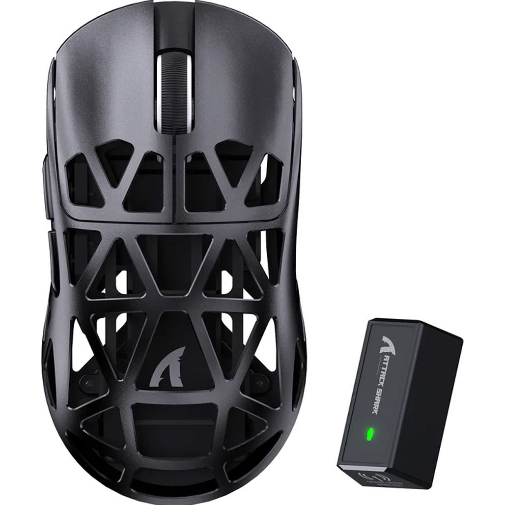 Мышь Attack Shark R2 Magnesium Alloy 8K Black (AS-6972792470894-B/AS-6972792470894-B)