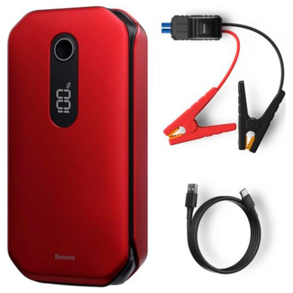 

Портативний пуско-зарядний пристрій Baseus Super Energy Pro Car Jump Starter Red (CRJS03-09)