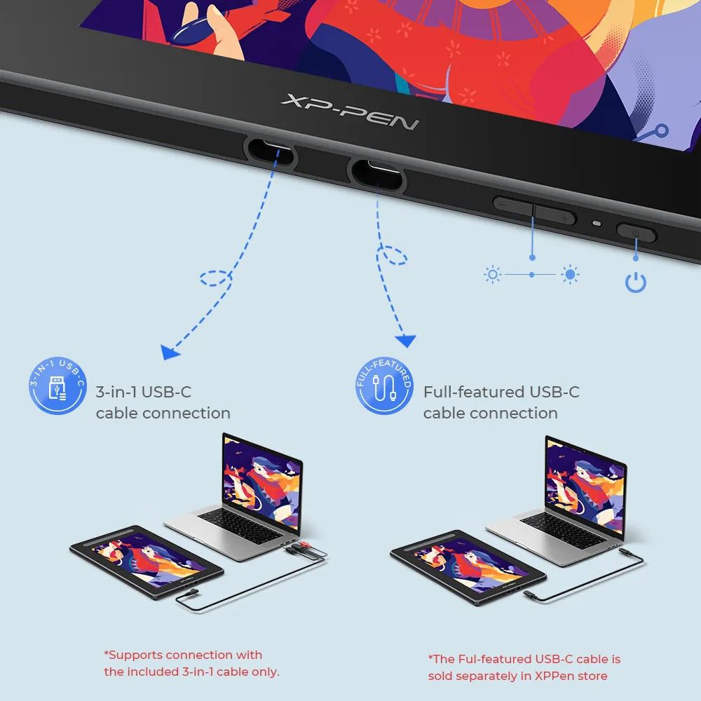 Графічний монітор XP-Pen Artist 13 2nd Gen Black