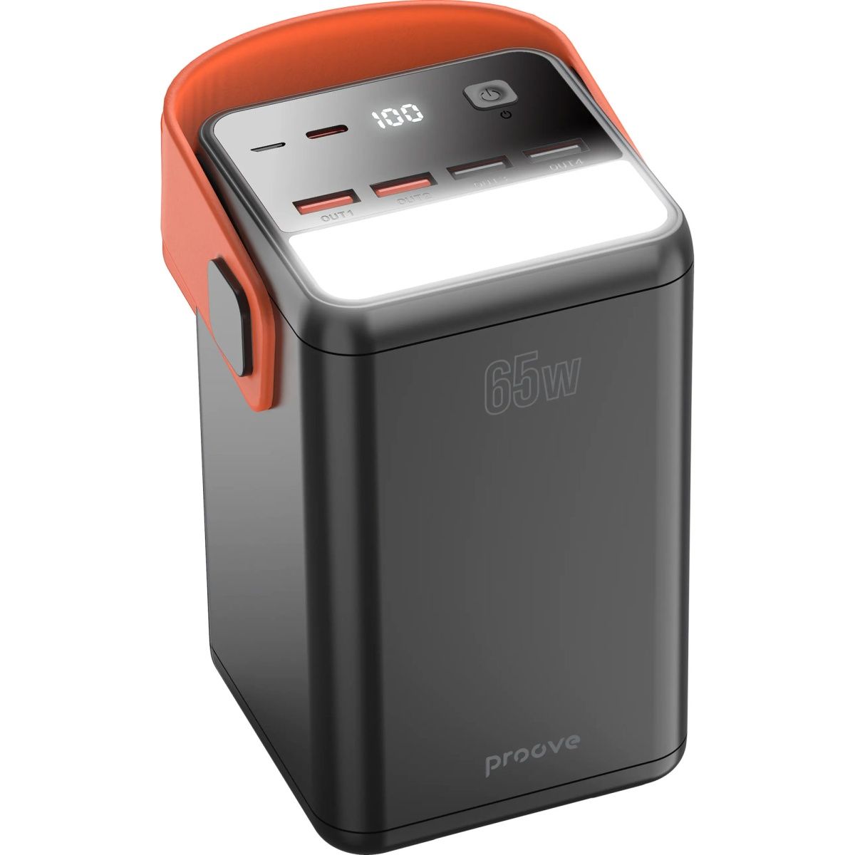 Зовнішній акумулятор Proove Powerbox 60000mAh 65W Black (PBPB65412201)