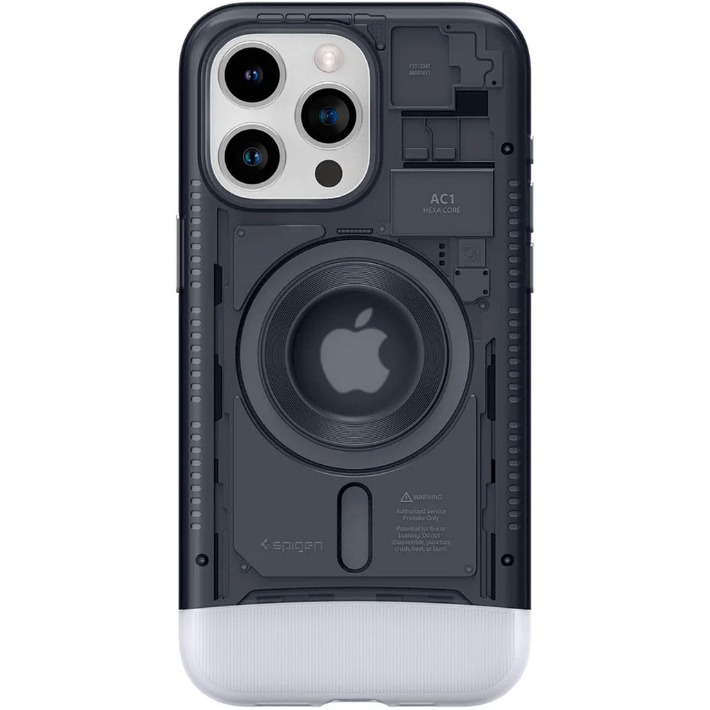 

Чохол Spigen Classic C1 MagFit with MagSafe для iPhone 15 Pro Graphite (ACS06742)