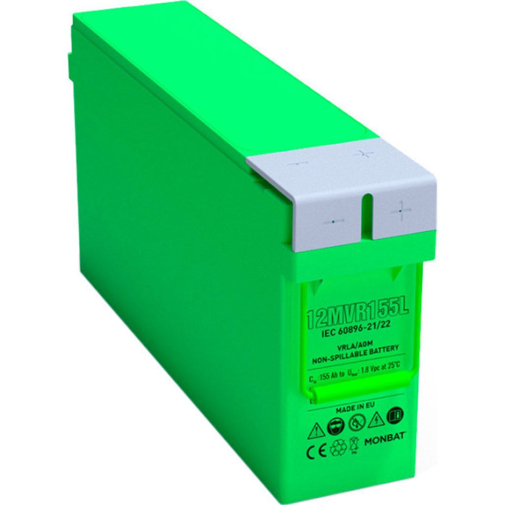 

Аккумулятор Monbat AGM 12V (12V/155Ah/1860Wh) (12MVR155L)