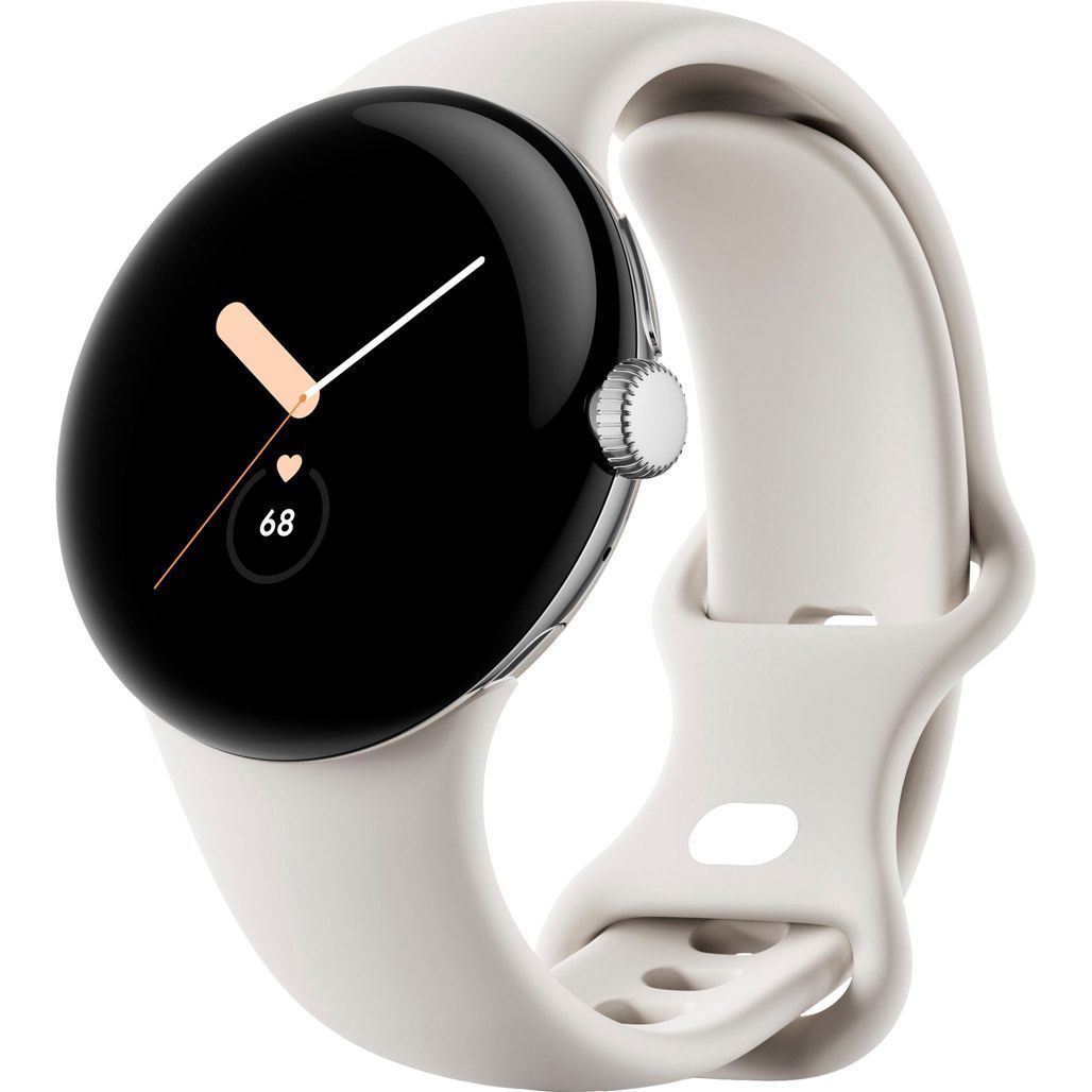 

Смарт-часы Google Pixel Watch LTE Polished Silver Case / Chalk Active Band (GA04305-GB) EU [75759]