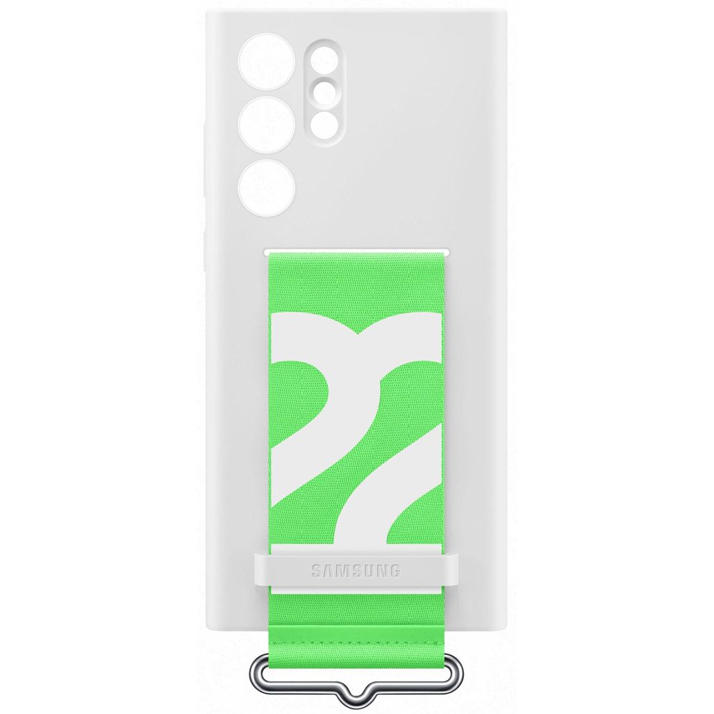 

Чехол Samsung Silicone with Strap Cover для Galaxy S22 Ultra S908 White (EF-GS908TWEGRU) [76217]