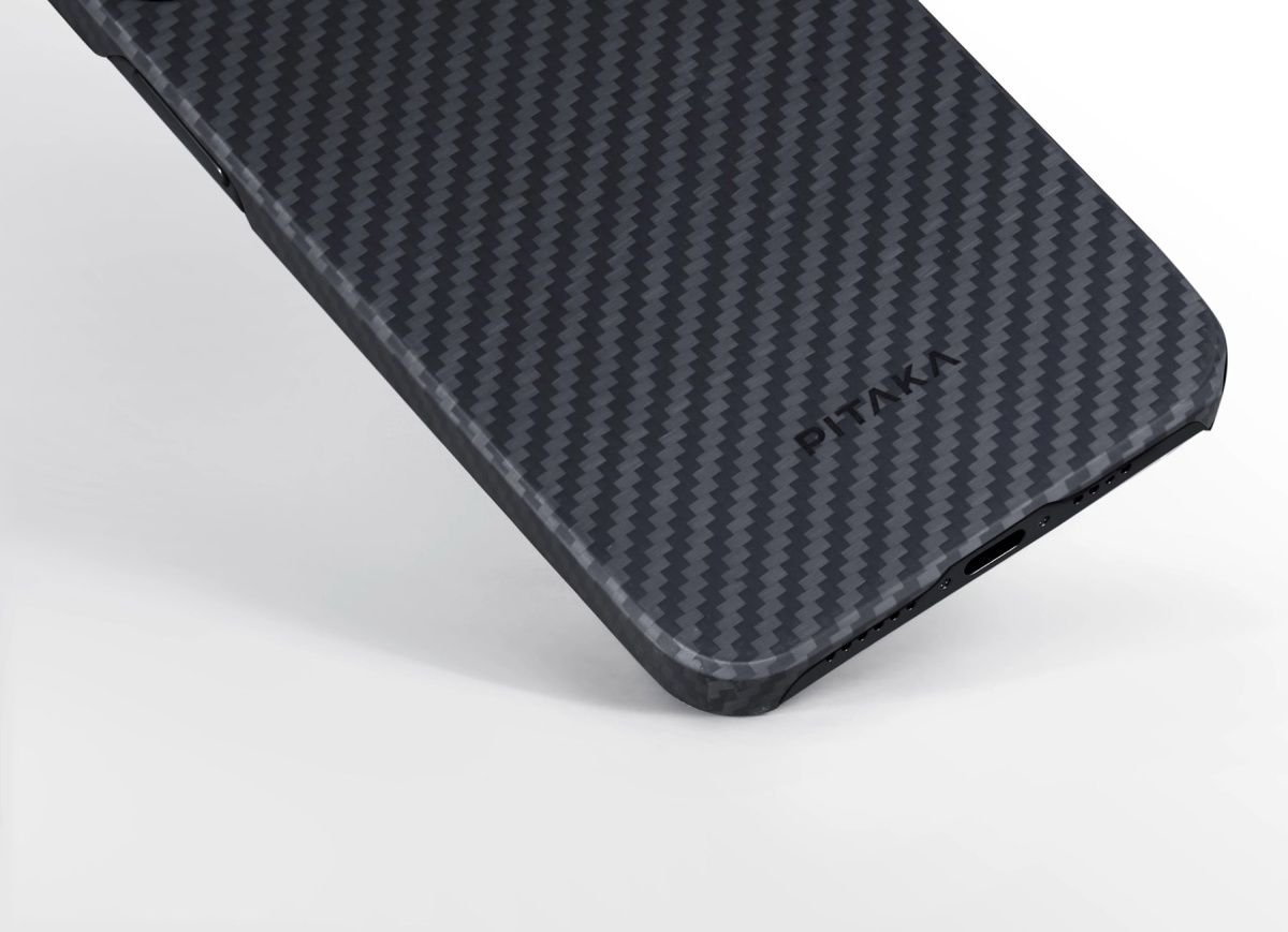 Чохол Pitaka MagEZ Case 4 1500D Twill для Apple iPhone 15 Black/Grey (KI1501)