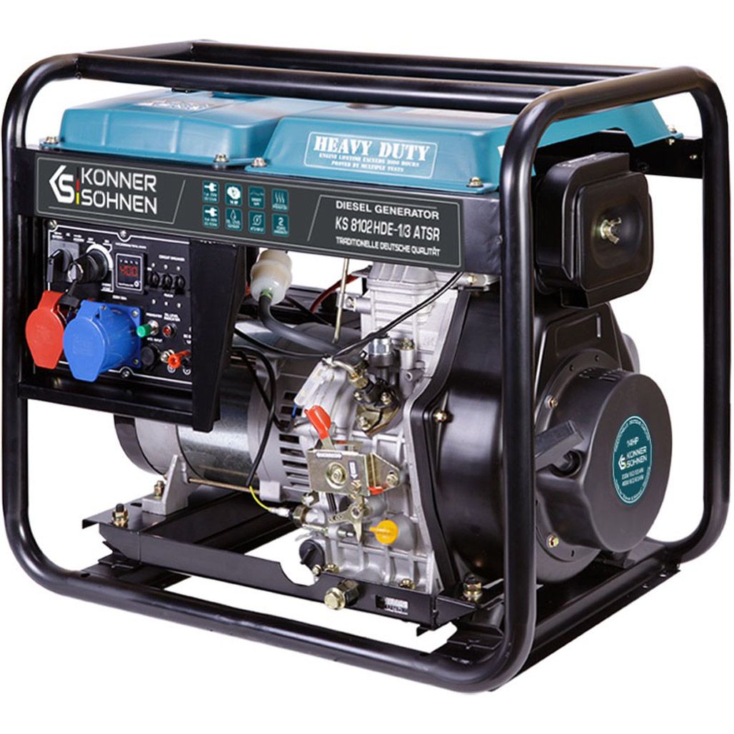

Генератор дизельний Konner&Sohnen KS 8102HDE-1/3 ATSR