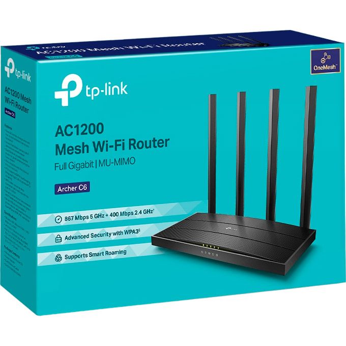 Бездротовий маршрутизатор (роутер) TP-Link Archer C6 V4