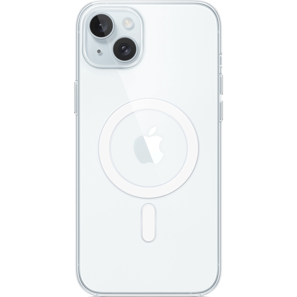 Чохол Apple Clear Case with MagSafe для iPhone 15 Plus Transparent AAA