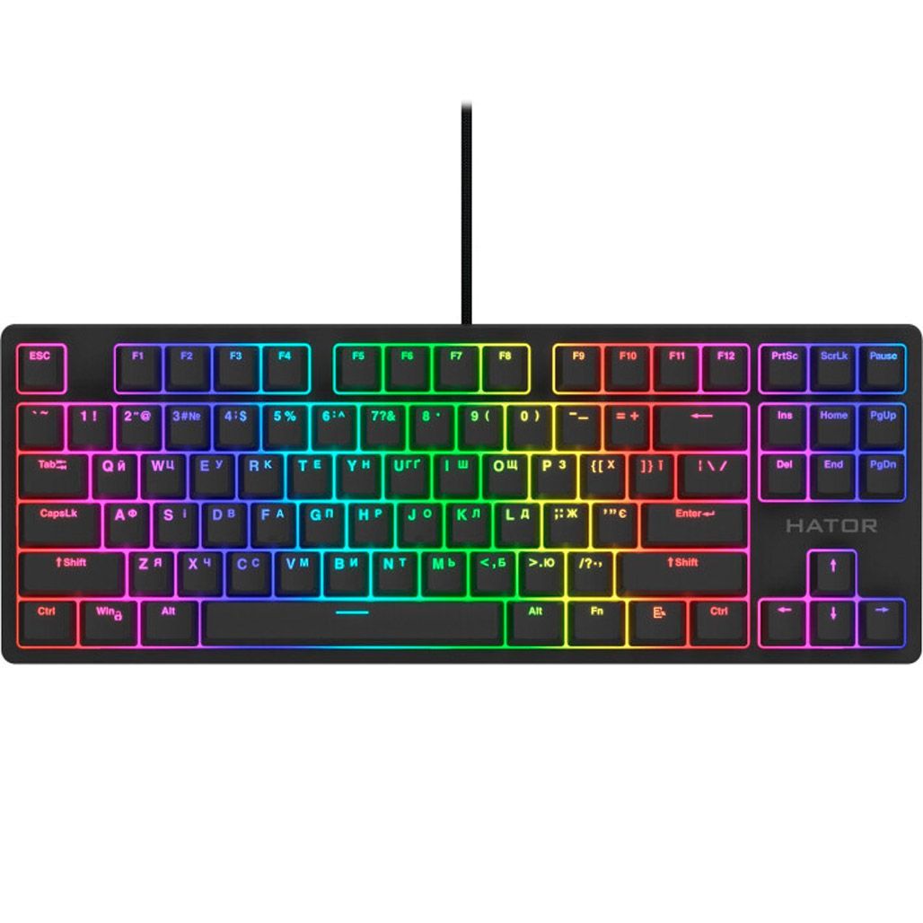 

Клавиатура Hator Rockfall 2 TKL Optica Black USB Black (HTK-730)