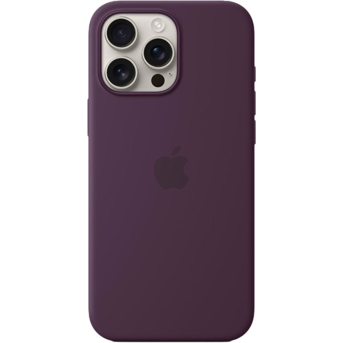 Чохол Apple Silicone Case with MagSafe для iPhone 16 Pro Max Plum AAA