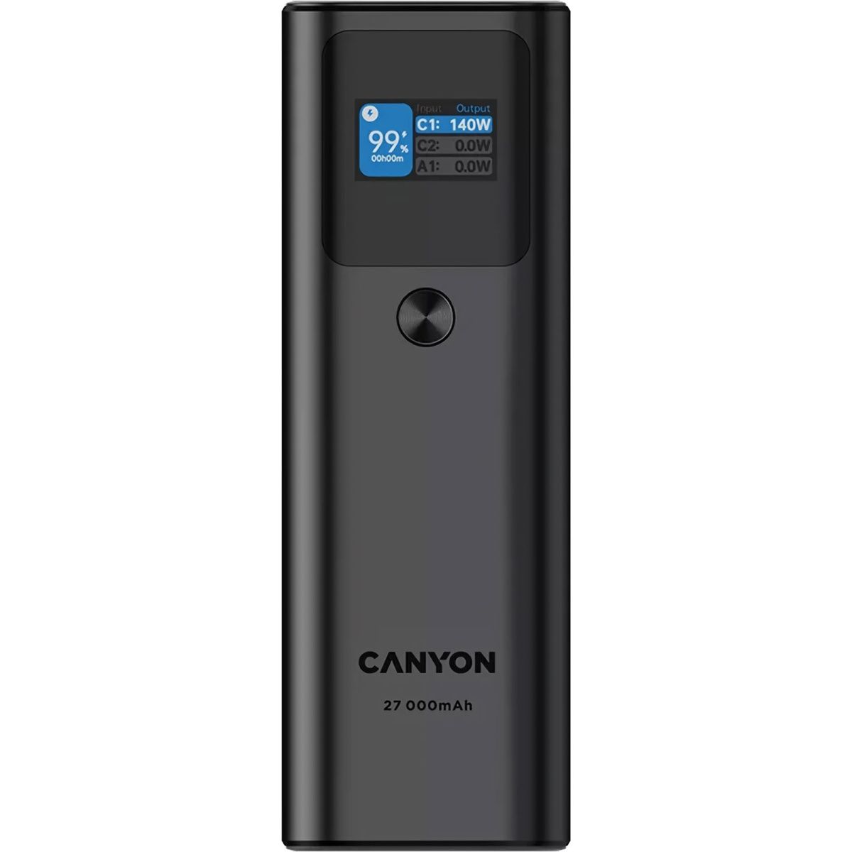 

Зовнішній акумулятор Canyon PB-2010 Power Bank 27000mAh 140W Dark Grey (CNE-CPB2010DG)