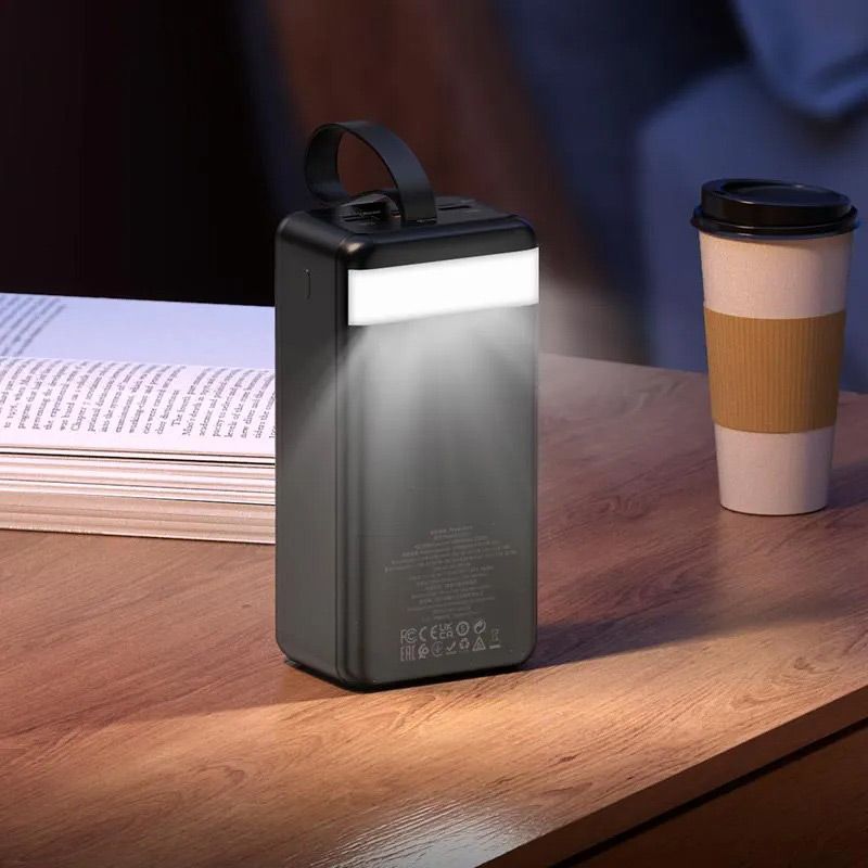 Зовнішній акумулятор Hoco Element J123C 60000mAh 22.5W Black