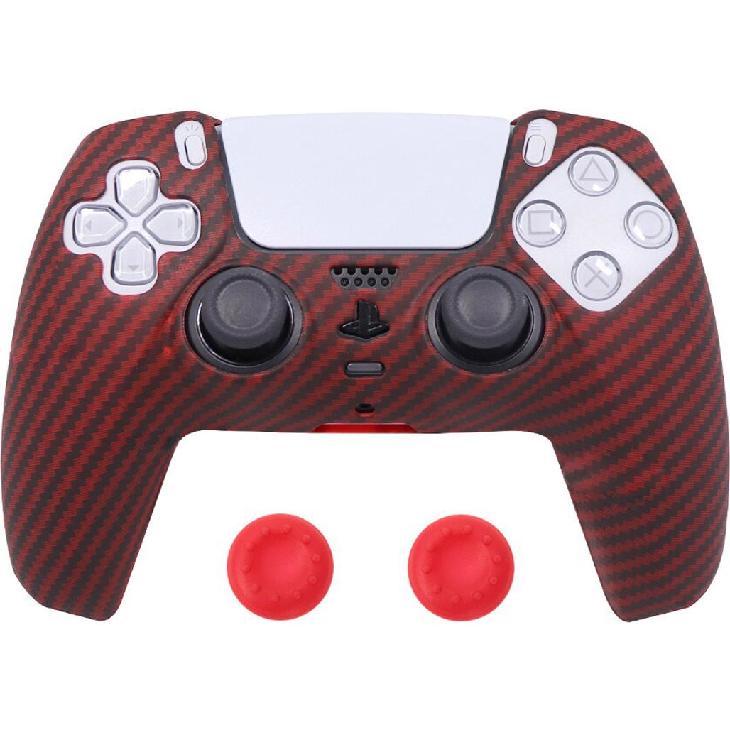 

Чохол на геймпад Sony PS5 DualSense Silicone Case Red Carbon
