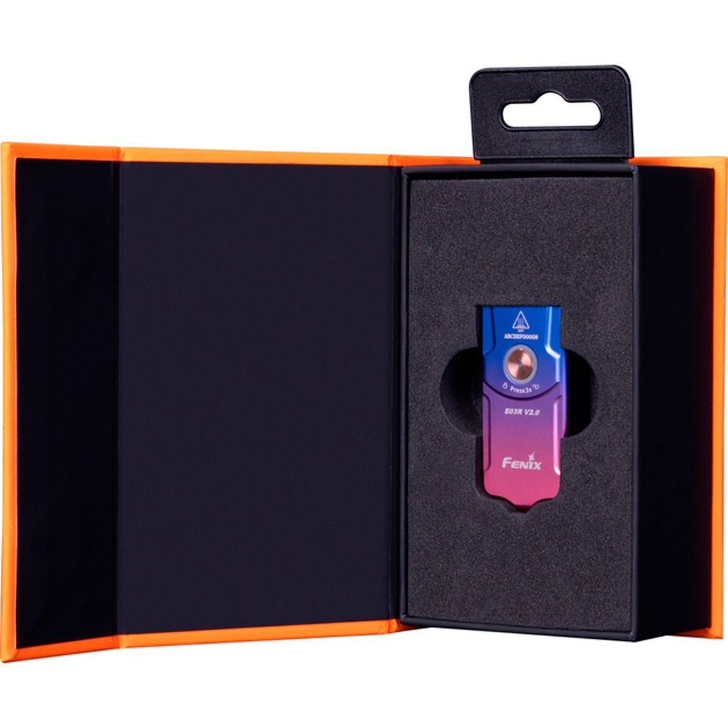 Ліхтарик Fenix E03R V2.0 Lilac (E03RV20PUR)