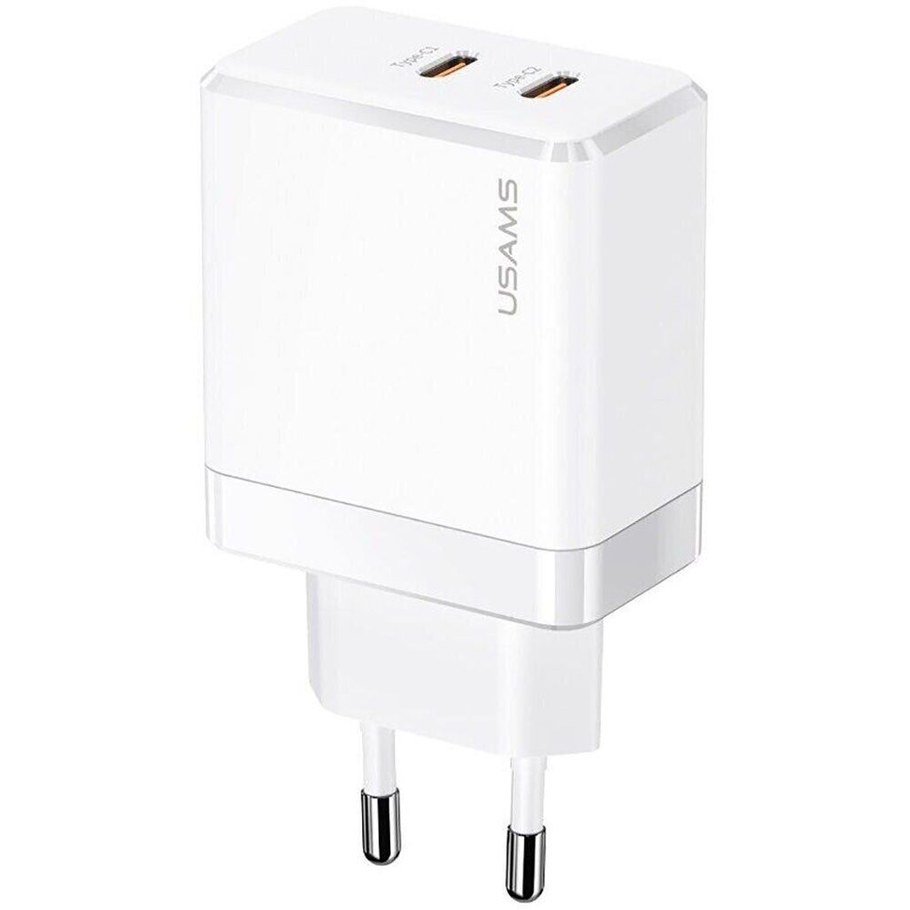 

Сетевое зарядное устройство Usams T54 GaN 40W 3A White (CC172TC02)