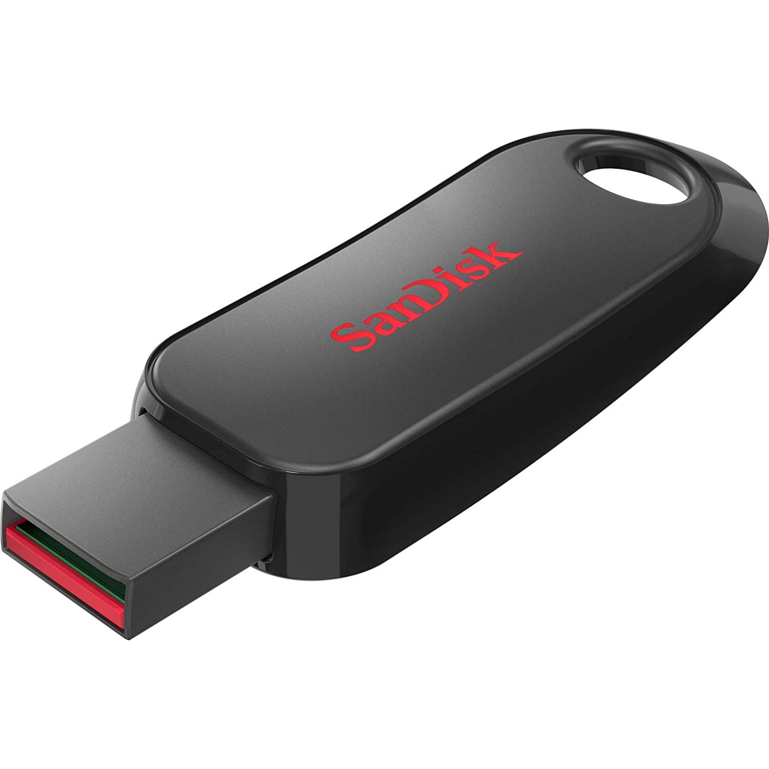 

USB флеш-накопитель SanDisk Cruzer Snap 128GB 2.0 USB-A Black (SDCZ62-128G-G35)