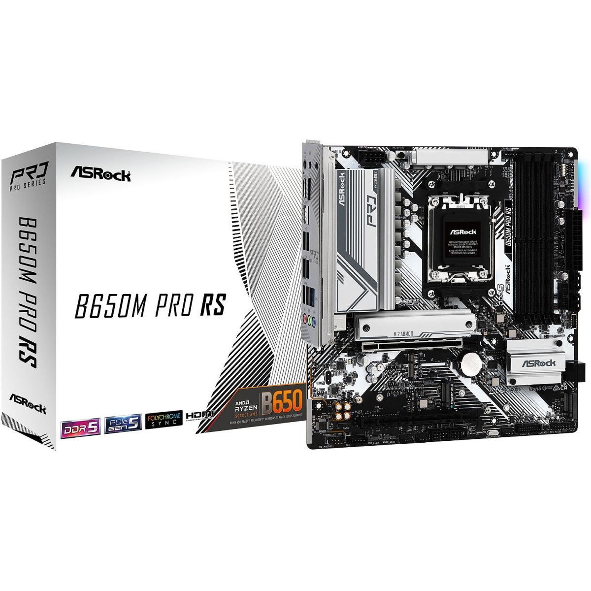 

Материнская плата ASRock B650M Pro RS