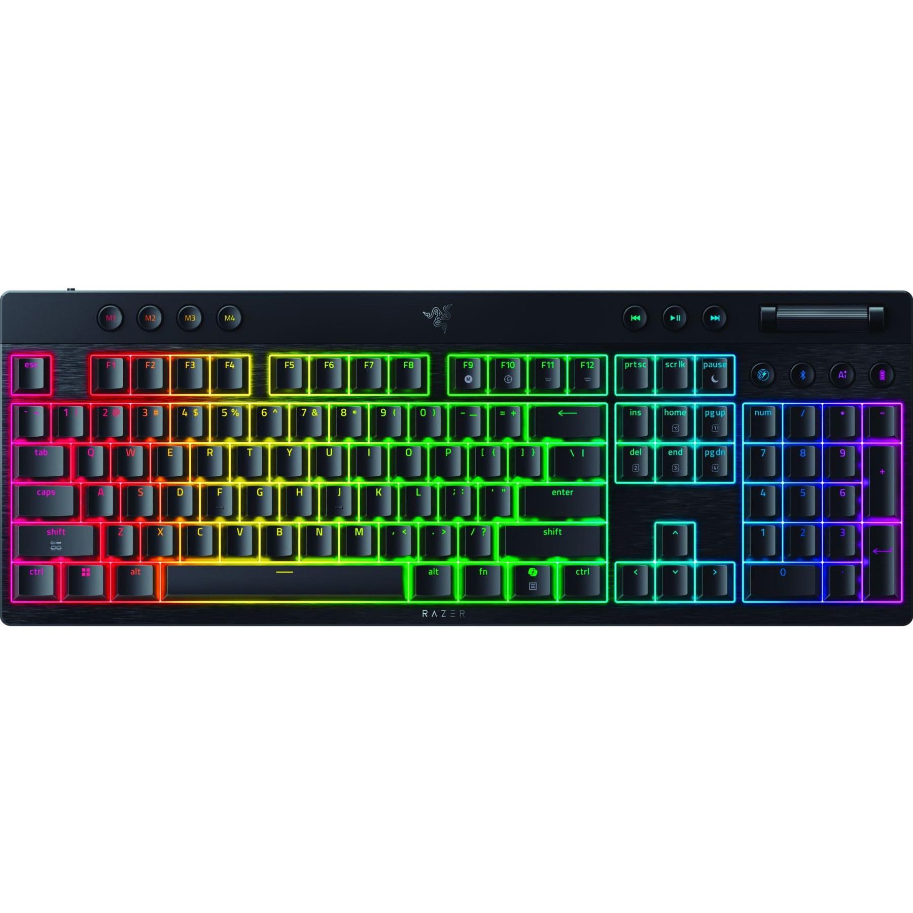 

Клавиатура Razer BlackWidow V4 Low-Profile Green switch (RZ03-05270100-R3M1)