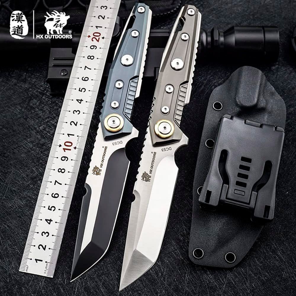 Ніж Xiaomi HX Outdoors Tactical Straight Knife Grey (D-220A)